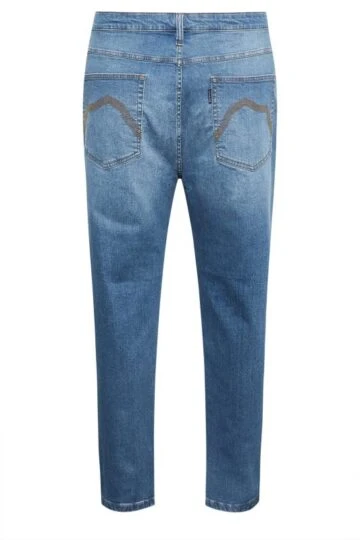 BadRhino Big & Tall Blue Light Wash Stretch Jeans
