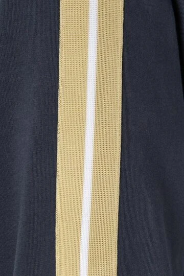 LYLE & SCOTT Big & Tall Navy Blue Contrast Taped Sweatshirt