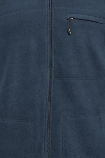 KAM Big & Tall Navy Blue Fleece Jacket