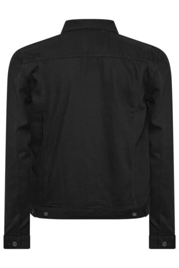 D555 Big & Tall Black Denim Jacket