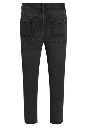 JACK & JONES Big & Tall Black Denim 'Glenn' Slim Fit Jeans