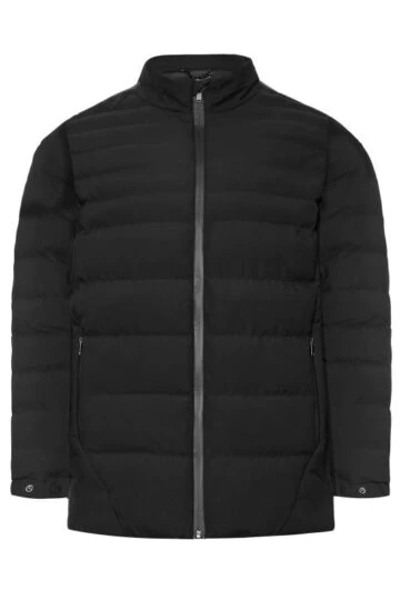 BadRhino Big & Tall Black Waterproof Puffer Jacket