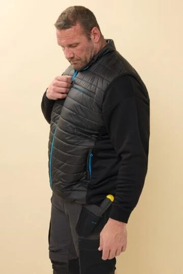 BadRhino Big & Tall Black Workwear Gilet