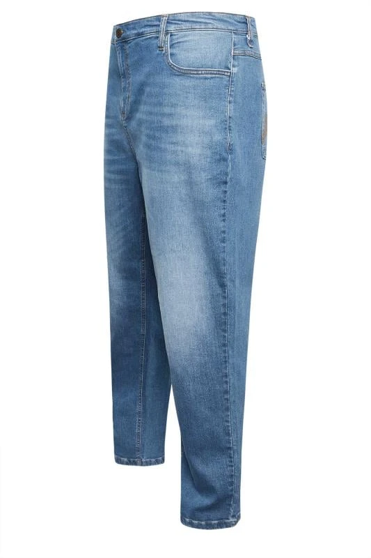 BadRhino Big & Tall Blue Light Wash Stretch Jeans 2 BadRhino Big & Tall Blue Light Wash Stretch Jeans - Image 2