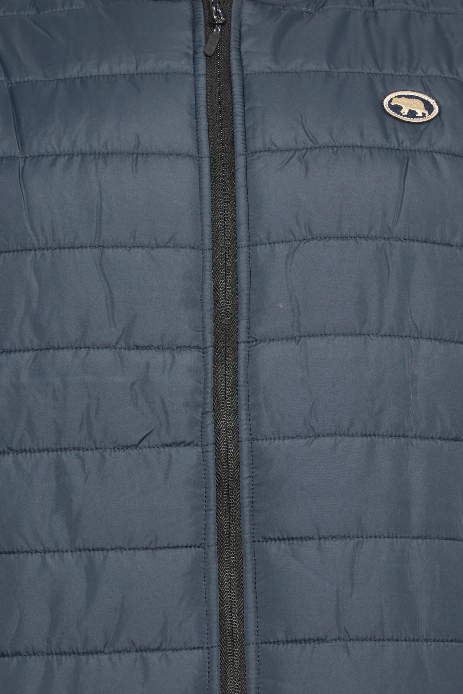 D555 Big & Tall Navy Blue Padded Puffer Gilet 3 D555 Big & Tall Navy Blue Padded Puffer Gilet - Image 3