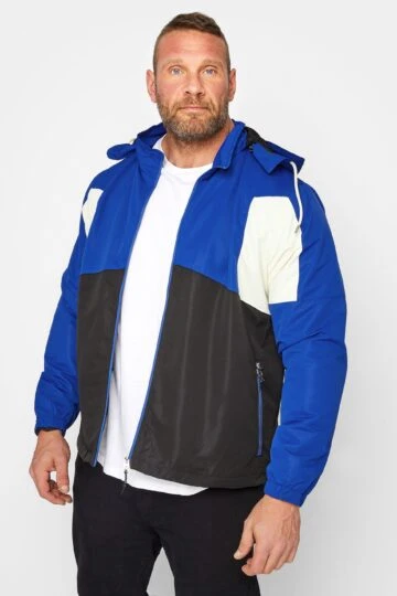 LUKE 1977 Big & Tall Blue Hooded Jacket