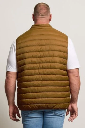BadRhino Big & Tall Brown Puffer Gilet