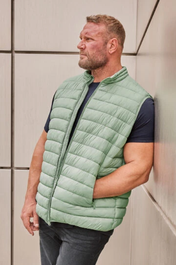 BadRhino Big & Tall Light Green Puffer Gilet