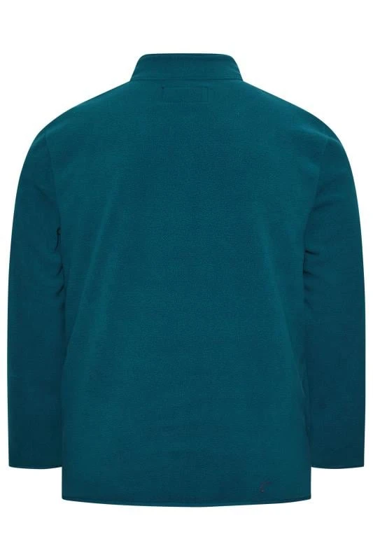 BadRhino Big & Tall Blue Essential Zip Through Fleece 2 BadRhino Big & Tall Blue Essential Zip Through Fleece - Image 2