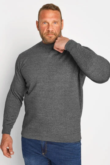 D555 Big & Tall Grey Rockford Sweatshirt