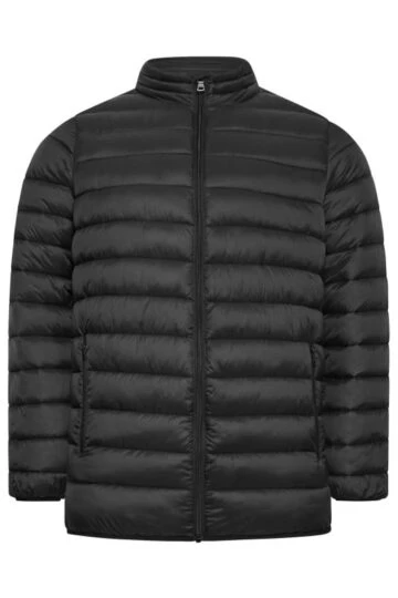 BadRhino Big & Tall Black Water Resistant Puffer Jacket