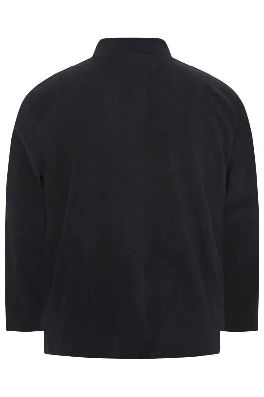 BadRhino Big & Tall Black Essential Zip Through Fleece 2 BadRhino Big & Tall Black Essential Zip Through Fleece - Image 2