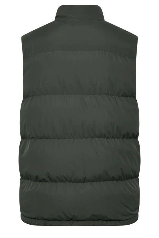 BadRhino Big & Tall Dark Green Zip Through Gilet 1 BadRhino Big & Tall Dark Green Zip Through Gilet