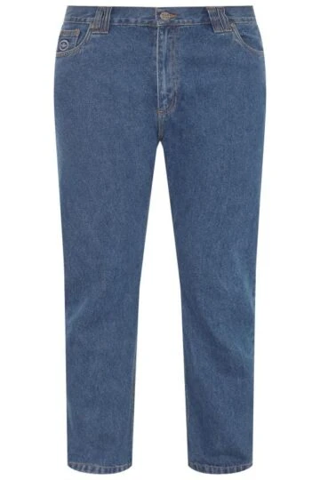 KAM Big & Tall Blue Stretch Jeans