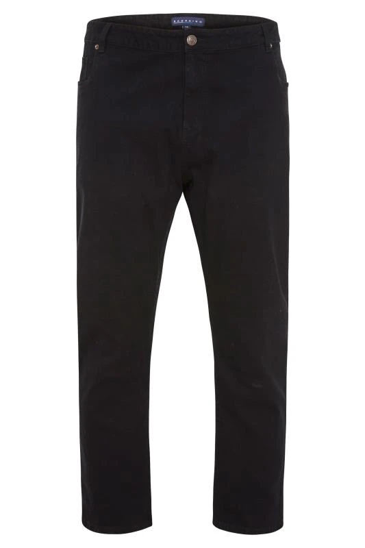 BadRhino Big & Tall Black Stretch Jeans 1 BadRhino Big & Tall Black Stretch Jeans