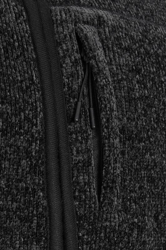 BadRhino Big & Tall Grey Fleece Pocket Gilet 5 BadRhino Big & Tall Grey Fleece Pocket Gilet - Image 5