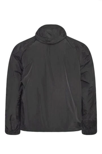 LYLE & SCOTT Big & Tall Black Hooded Jacket