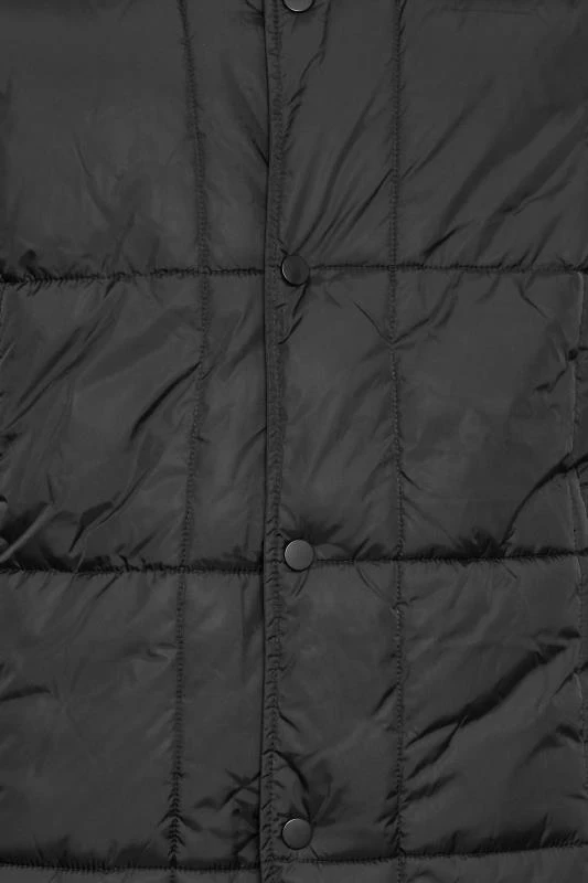 BadRhino Big & Tall Black Quilted Bomber Jacket
