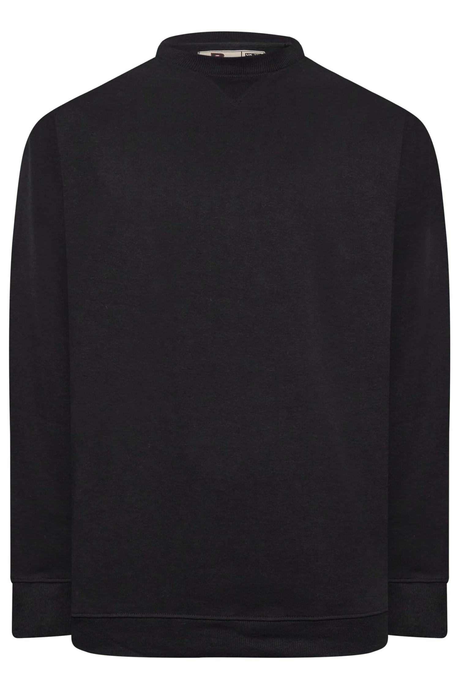 D555 Big & Tall Black Rockford Sweatshirt 3 D555 Big & Tall Black Rockford Sweatshirt - Image 3