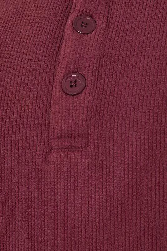 BadRhino Big & Tall Burgundy Borg Lined Fleece 3 BadRhino Big & Tall Burgundy Borg Lined Fleece - Image 3