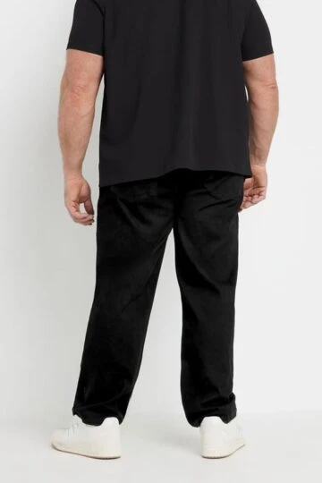 BadRhino Big & Tall Black Loose Fit Stretch Jeans