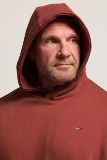 BadRhino Big & Tall Burnt Red Hoodie