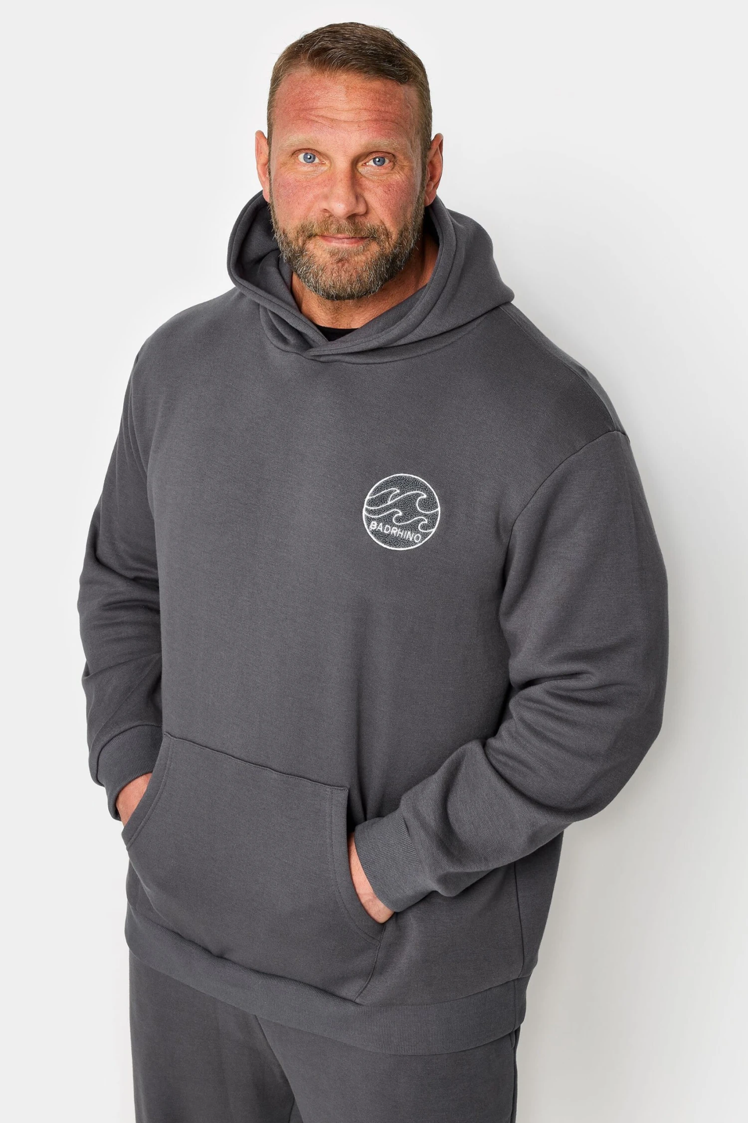 BadRhino Grey Patch Logo Hoodie 1 BadRhino Grey Patch Logo Hoodie
