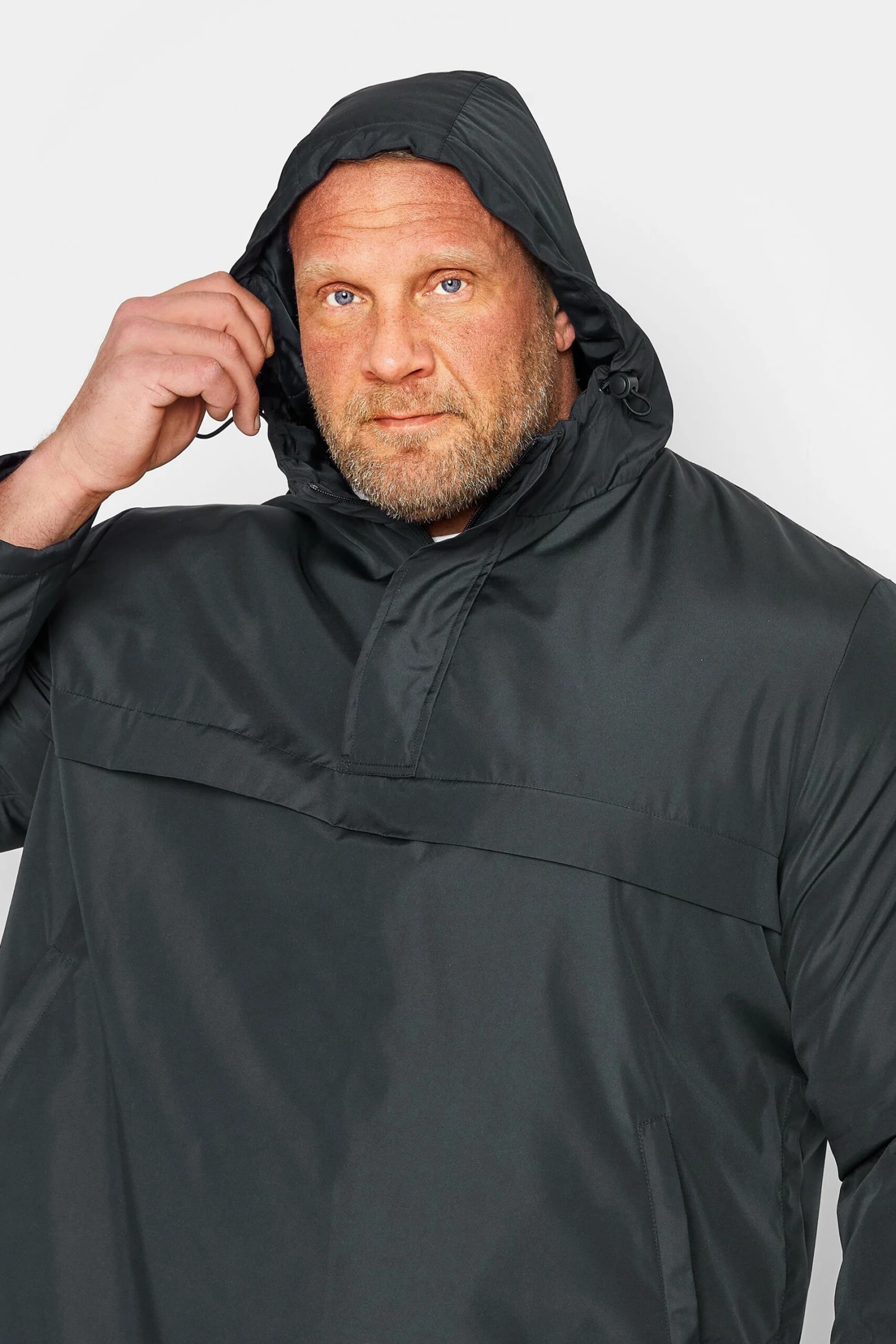 BadRhino Big & Tall Navy Blue Long Sleeve Lightweight Jacket 2 BadRhino Big & Tall Navy Blue Long Sleeve Lightweight Jacket - Image 2