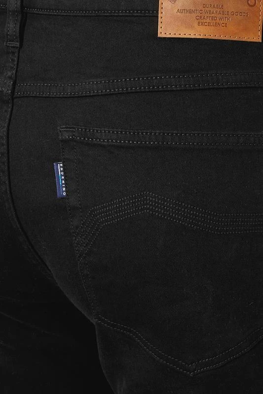 BadRhino Big & Tall Black Loose Fit Stretch Jeans 3 BadRhino Big & Tall Black Loose Fit Stretch Jeans - Image 3