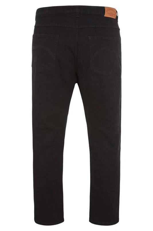 BadRhino Big & Tall Black Stretch Jeans 2 BadRhino Big & Tall Black Stretch Jeans - Image 2