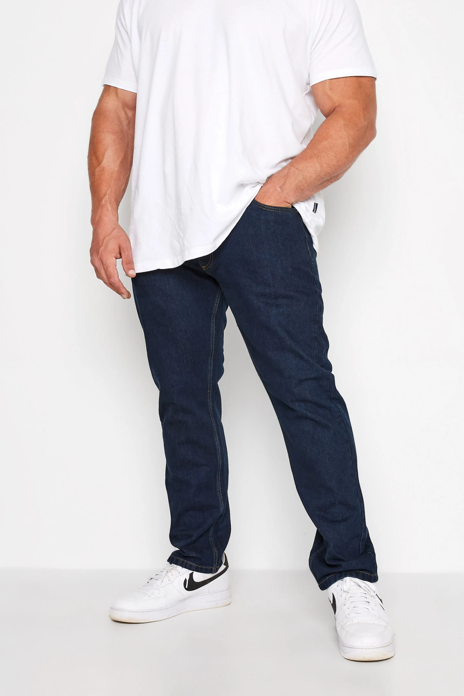 KAM Big & Tall Indigo Blue KBS 150 Straight Leg Jeans 1 KAM Big & Tall Indigo Blue KBS 150 Straight Leg Jeans
